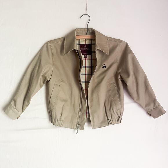 NWOT Brooks Brothers Boys Tan Jacket. Size XS/4. Great condition. - Picture 5 of 6
